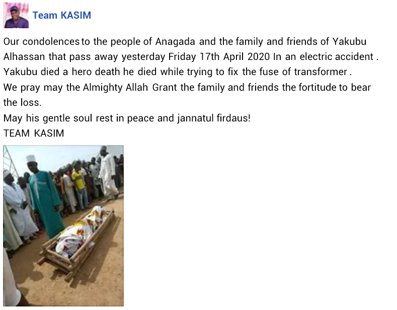Man electrocuted in Abuja suburb while trying to fix faulty transformer fuse