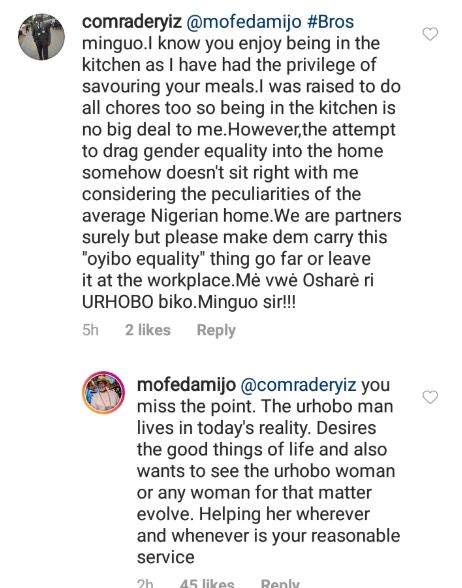 Actor, RMD mocked for wearing his wife's bonnet and washing plates; he reacts
