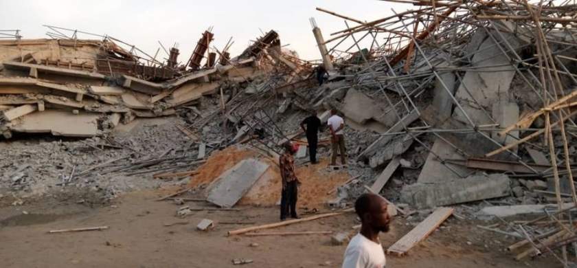 Imo Building Collapse : Death toll rises to 15 ; mother and her two children still trapped in rubble