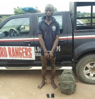 Farmer arrested for allegedly killing herdsman whose cow grazed on his farm in Oyo (photo)