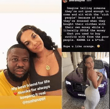 Hushpuppi's 'alleged' girlfriend shows off new man