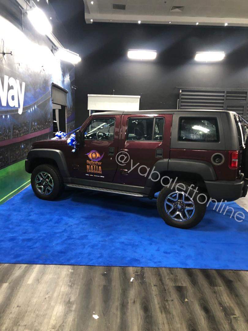 First look at BBNaija Laycon's multimillion Naira Innoson SUV