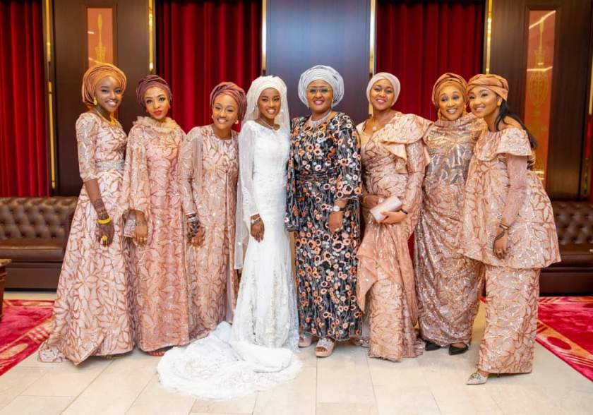 See photos from the wedding of President Buhari's daughter, Hanan and Turad Sha'aban