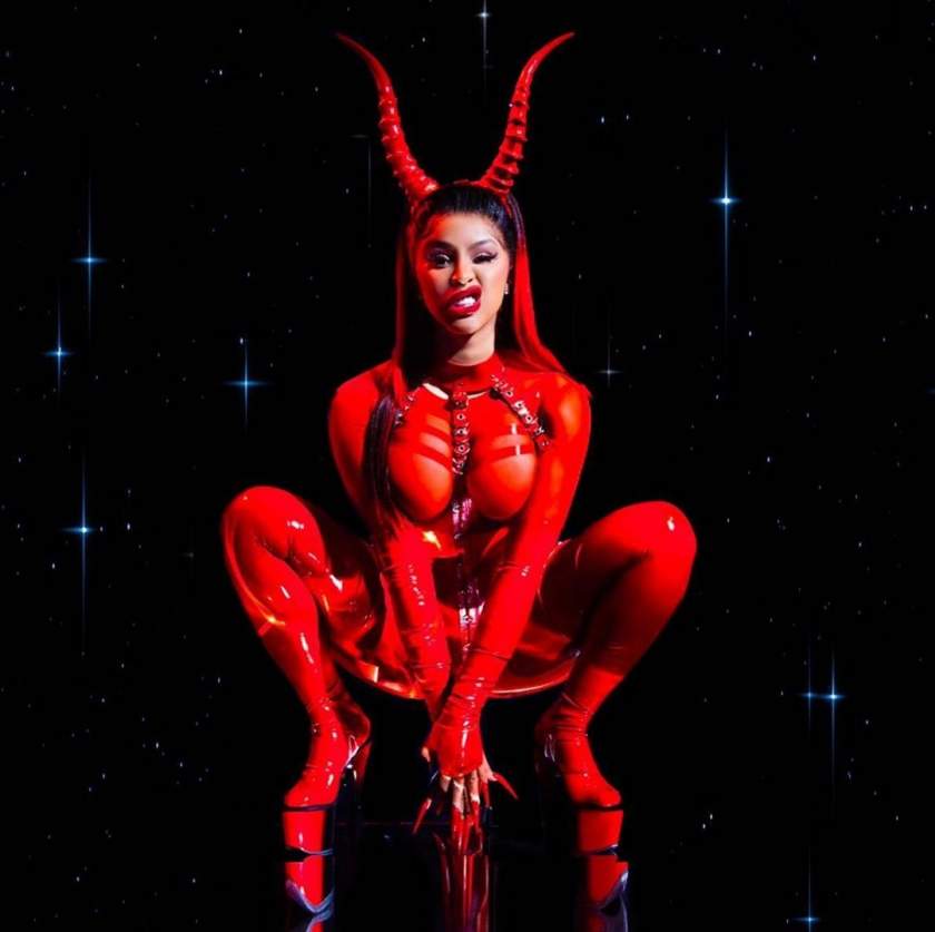 'I'll rather die broke than join illuminati' - Cardi B writes after her new photo sparked rumors she has joined illuminati
