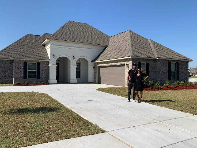 Trust the process - Adorable couple move into new home they started building in May. (Photos)