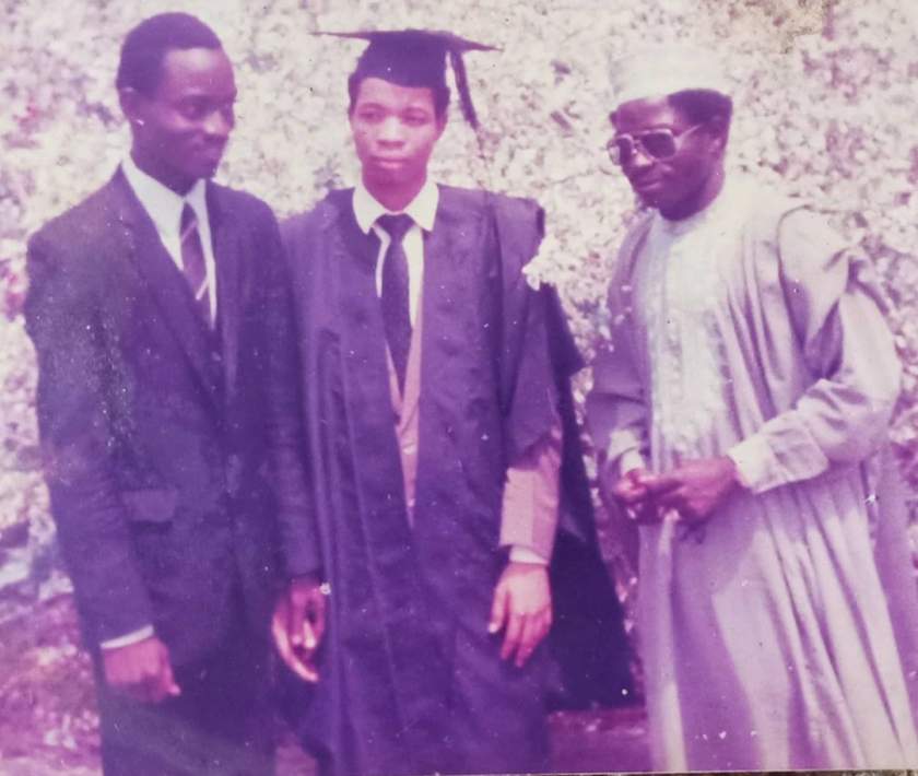 Actor Saka shares inspiring story behind 34-year-old matric photo from OAU