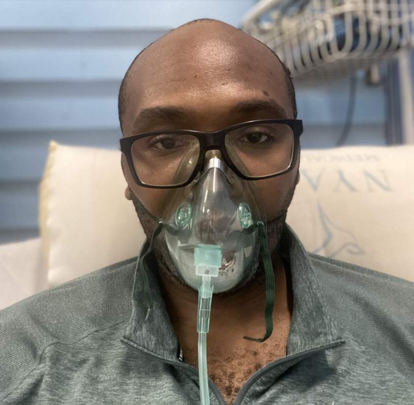 COVID-19: I've been hospitalized and need oxygen to support my breathing - Actress Njoku's husband, Jason.