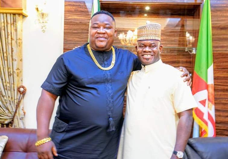 'Yahaya Bello is the future' - Cubana Chief Priest says as he meets him for the first time