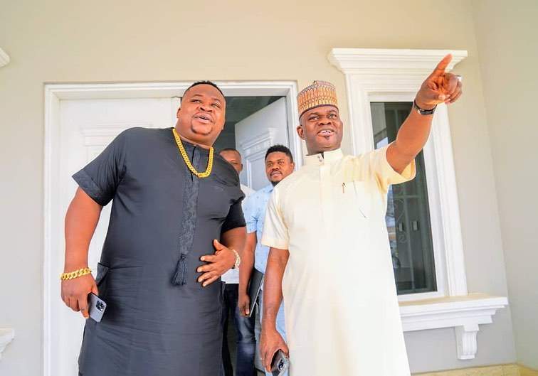 "Yahaya Bello is the future" - Cubana Chief Priest says as he meets him for the first time