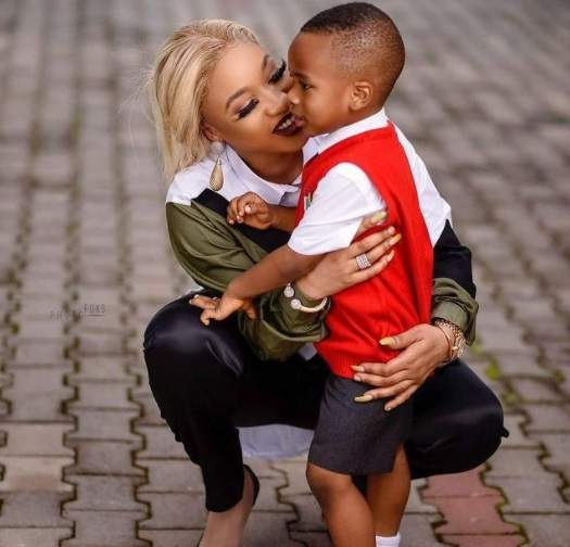 Tonto Dikeh gifts her son, King Andre, a STAR on his 5th birthday after running out of gift ideas
