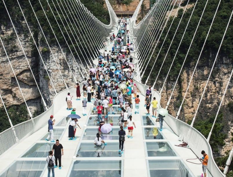 You Need To See The Longest Glass Bridge in the World That China Just Opened