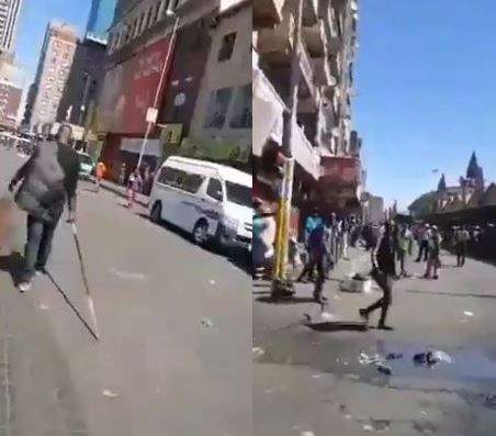 #Xenophobia: 'If you want war, we'll give you war' - Nigerians begin retaliation in South Africa (Video)