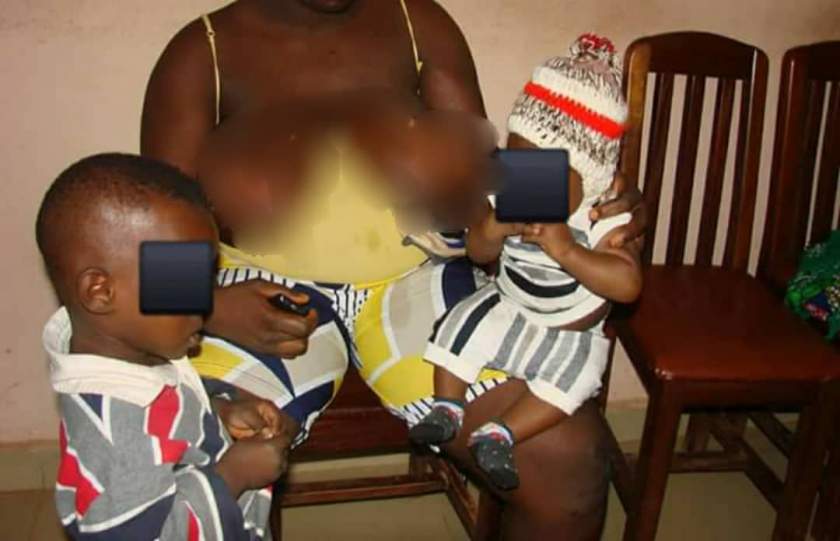 Man pours hot water on nursing wife's breasts in Enugu (Photos)