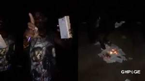 Ghanaian man caught on video burning the Holy Bible