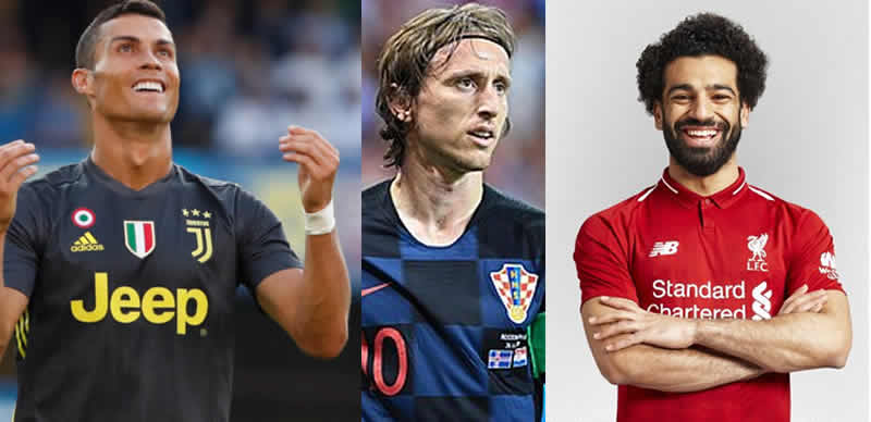 Ronaldo, Modric, Salah on UEFA player of the year shortlist