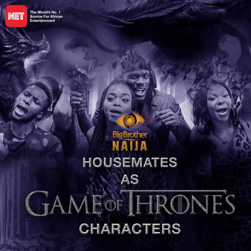 BBNaija Lockdown Housemates as Game of Thrones Characters
