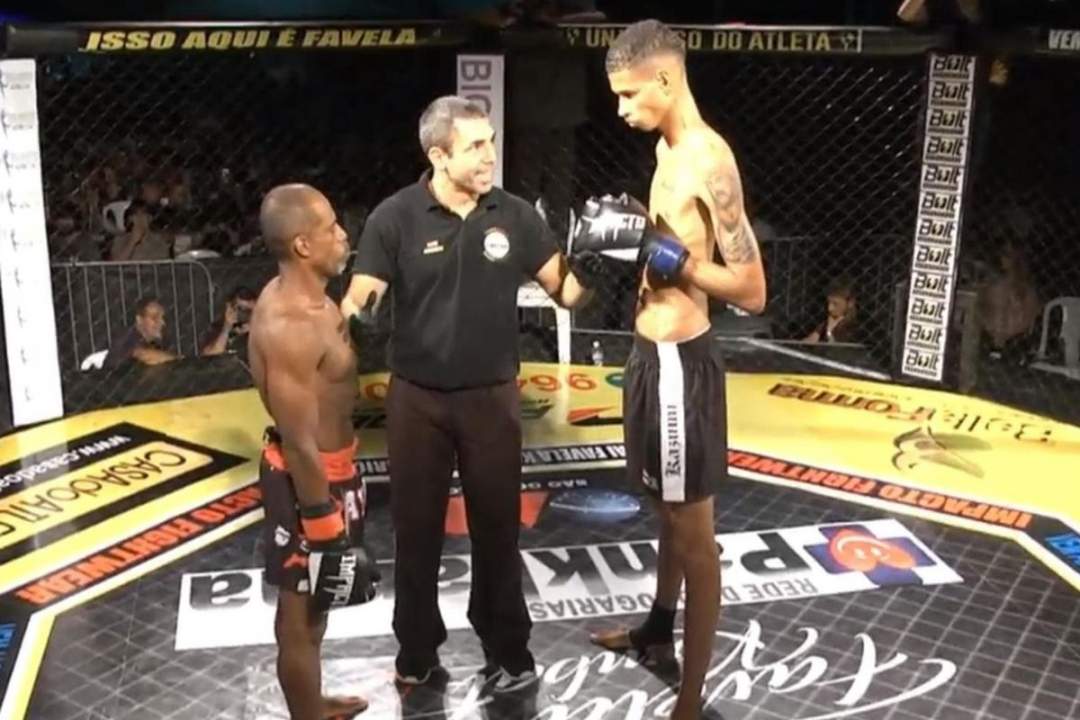 Fans stunned as MMA bout as small fighter beats giant in replay of David and Goliath (Video)