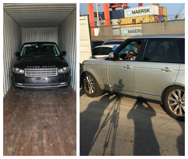 Photos: 2 stolen Range Rover SUVs from Washington impounded in Nigeria
