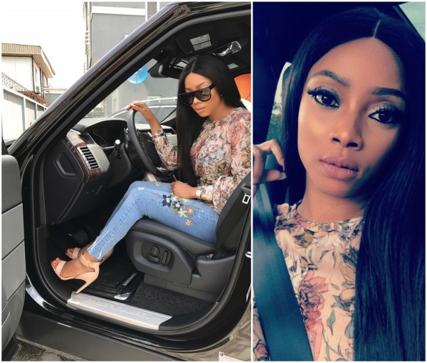 Toke Makinwa unapologetic as she buys her dream car, a Range Rover