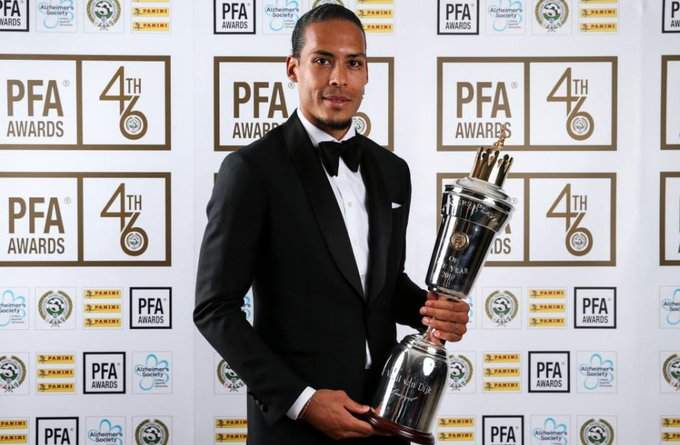 Van Dijk, Sterling win PFA awards