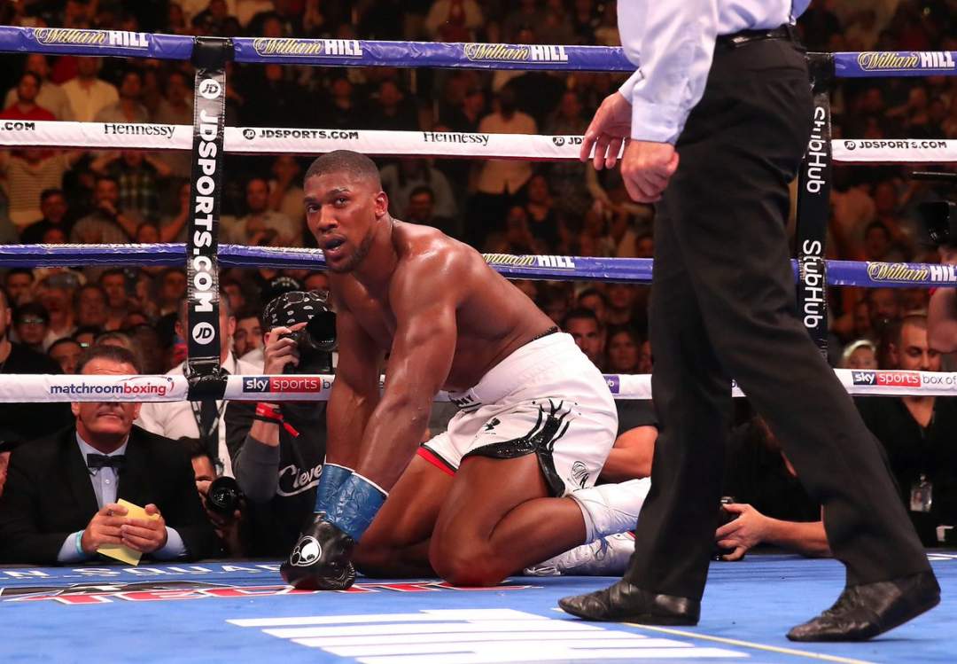 Anthony Joshua Down 1