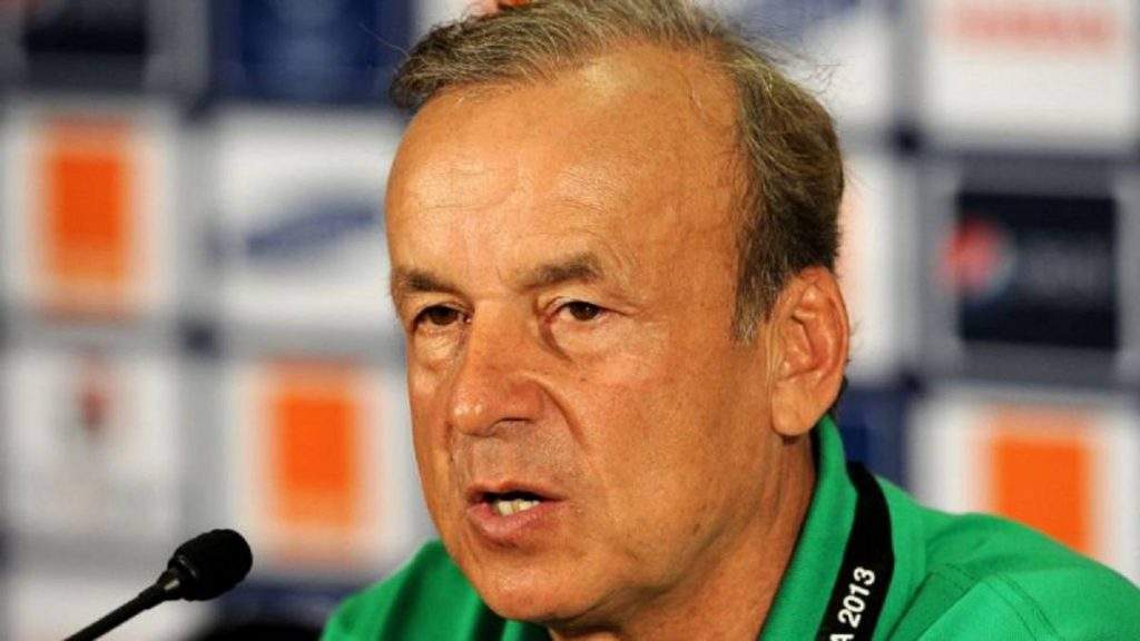 Rohr hints at new position for Osimhen in Super Eagles team