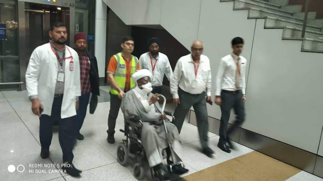 El-Zakzaky arrives India for treatment (Photos)