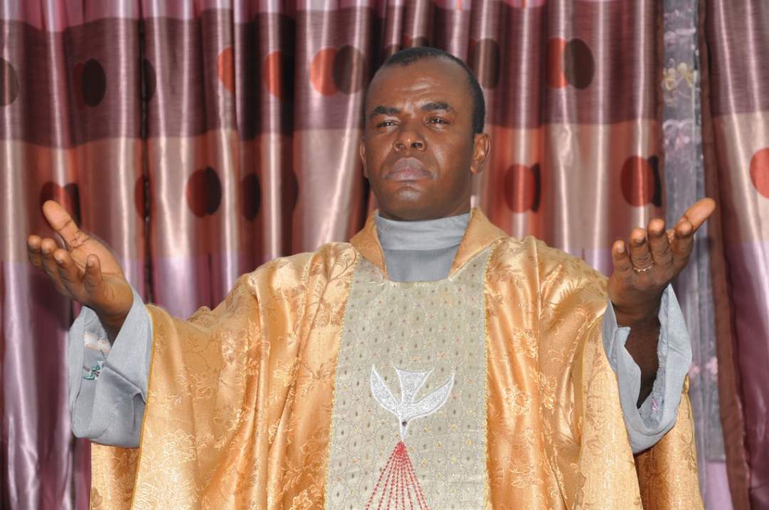 COVID-19: Fr. Mbaka makes clarifications on 'use of strands of hair in bible' to cure Coronavirus