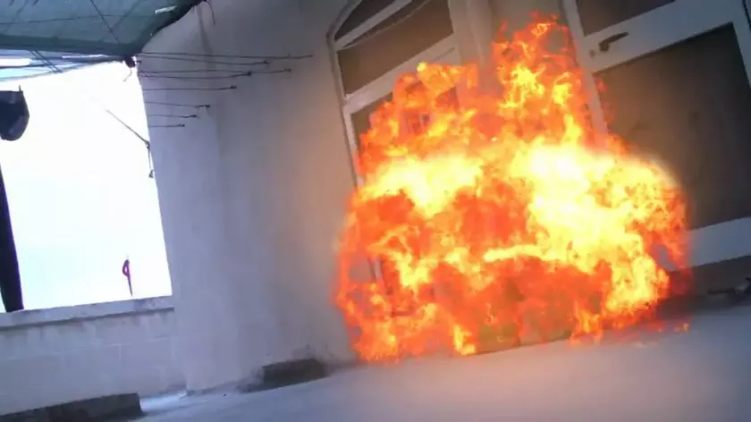 Fire guts Big Brother's house (Video)
