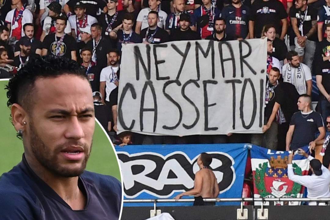 PSG fans turn on Neymar, ask Brazilian to leave club