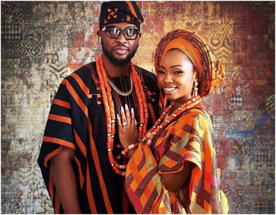 BBNaija: Nigerians react as Bambam, Teddy A finally get married (Photos)