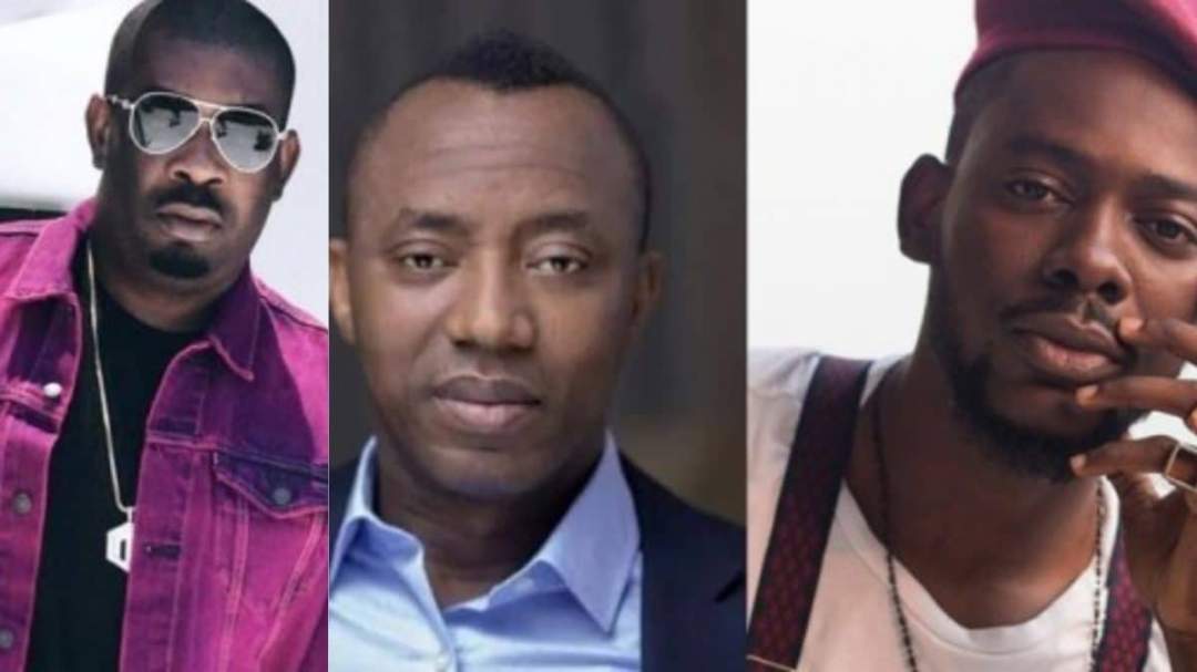 How Don Jazzy, Adekunle Gold reacted to Buhari govt charges against Sowore