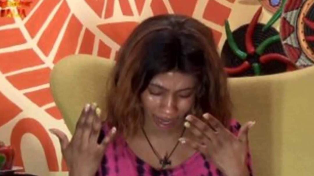 BBNaija: Mercy breaks down in tears following Ike's eviction (Video)
