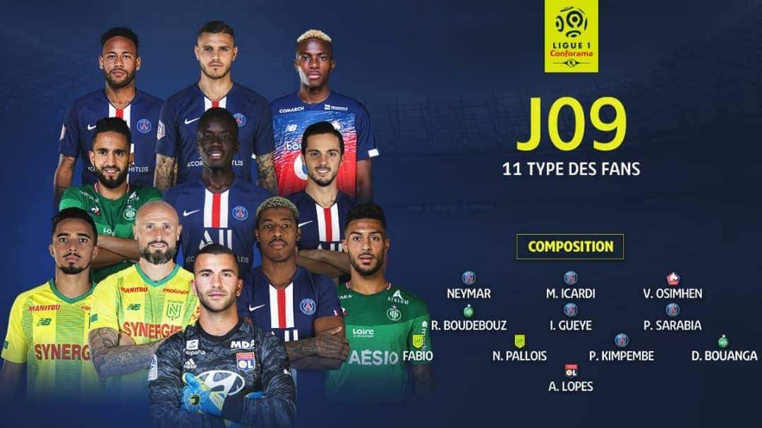 Nigerian striker included in Ligue1 team (Full list)