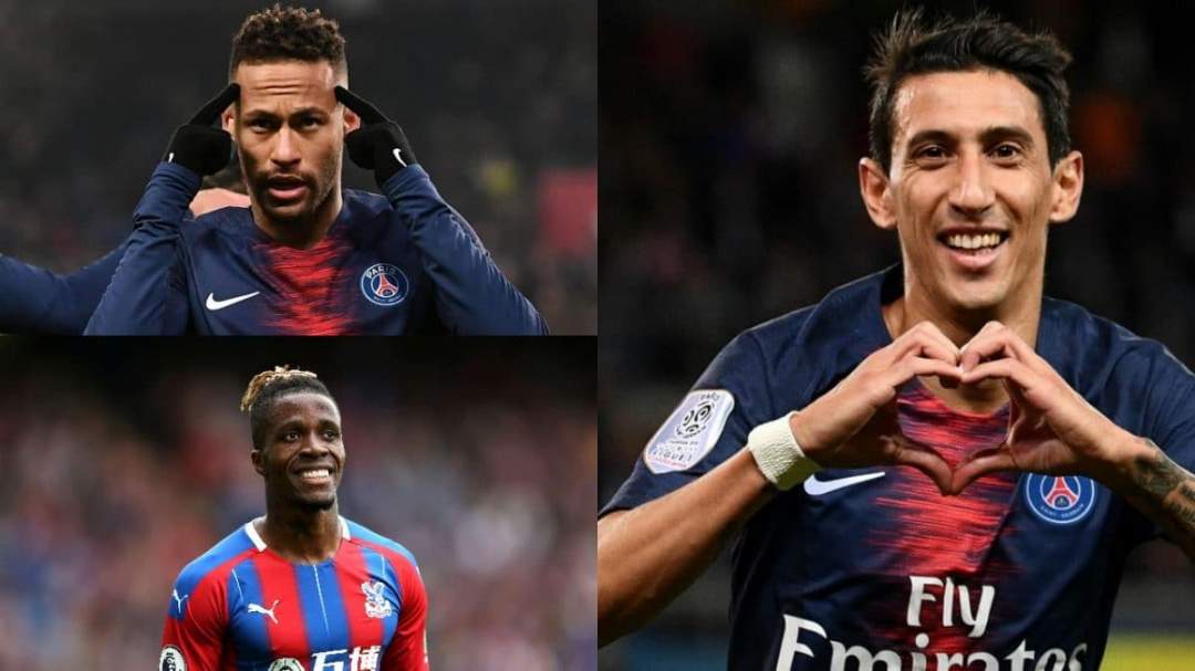 Neymar, Di Maria, Zaha among 2019/20 Europe's top dribblers (Full List)