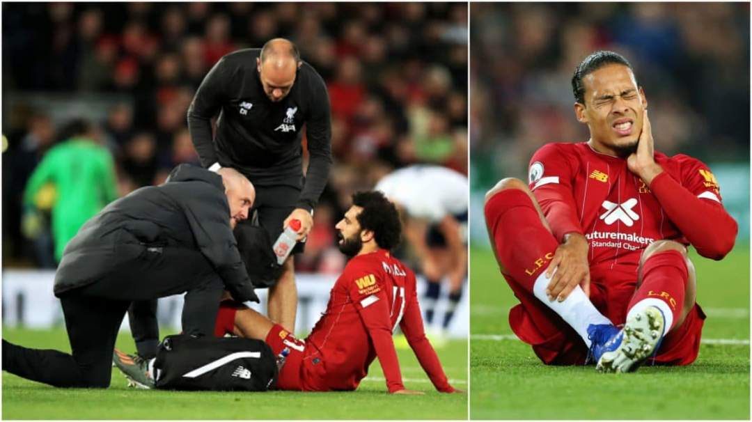 EPL: Klopp gives update on Salah, Van Dijk injuries