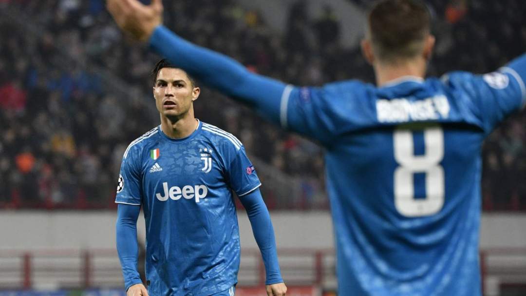 Champions League: What Ramsey told Cristiano Ronaldo after Juventus' 2-1 win over Lokomotiv Moscow