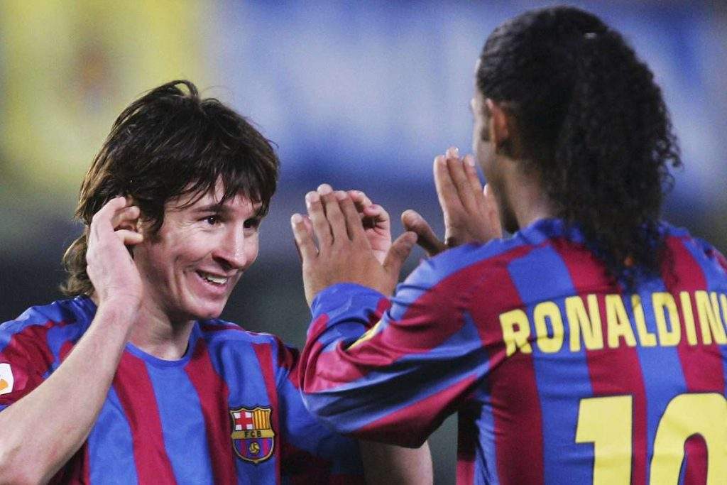 LaLiga: Ronaldinho reveals what he did to Messi at Barcelona