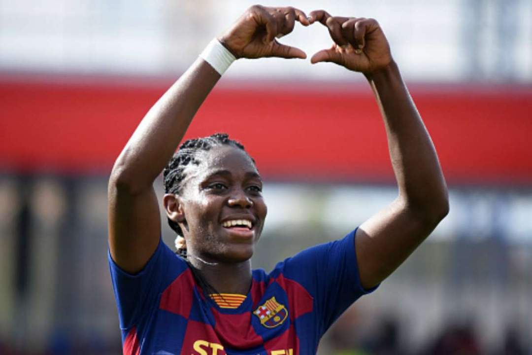 Nigerian striker scores four goals as Barcelona win 6-0