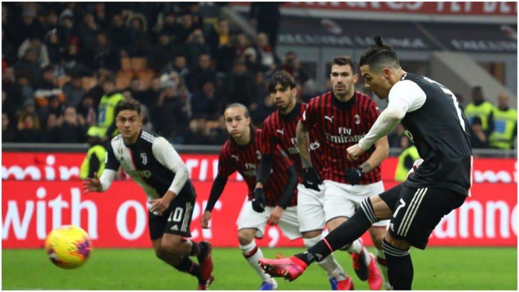 Coppa Italia: Cristiano Ronaldo reacts as Juventus failed to beat Zlatan Ibrahimović's AC Milan