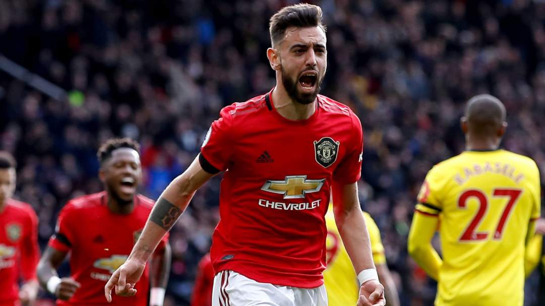 EPL: Bruno Fernandes makes history after being named Premier League player of the Month