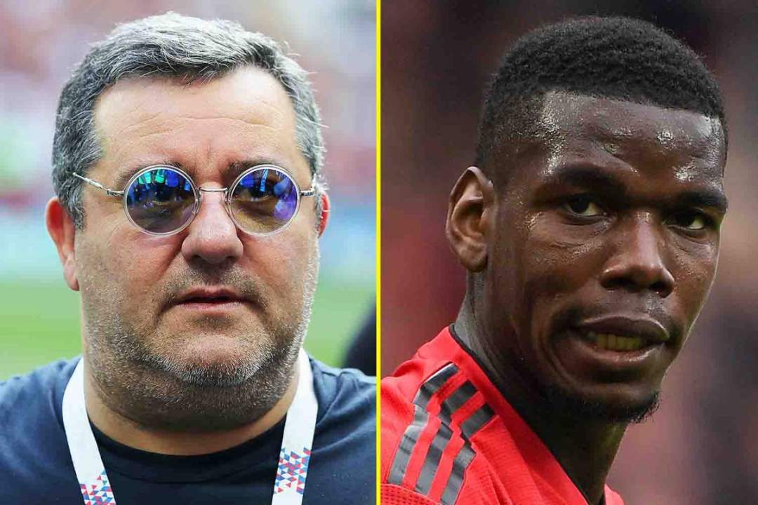 EPL: Pogba going through difficult time at Man United - Mino Raiola