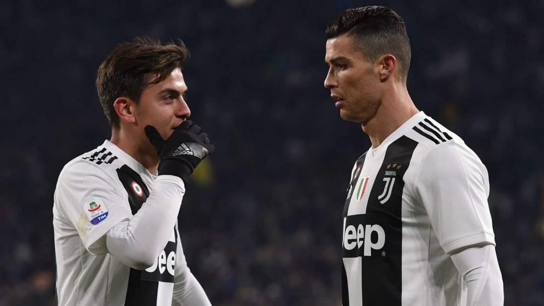 Champions League: Ronaldo, Dybala caught on camera criticizing Juventus team-mates