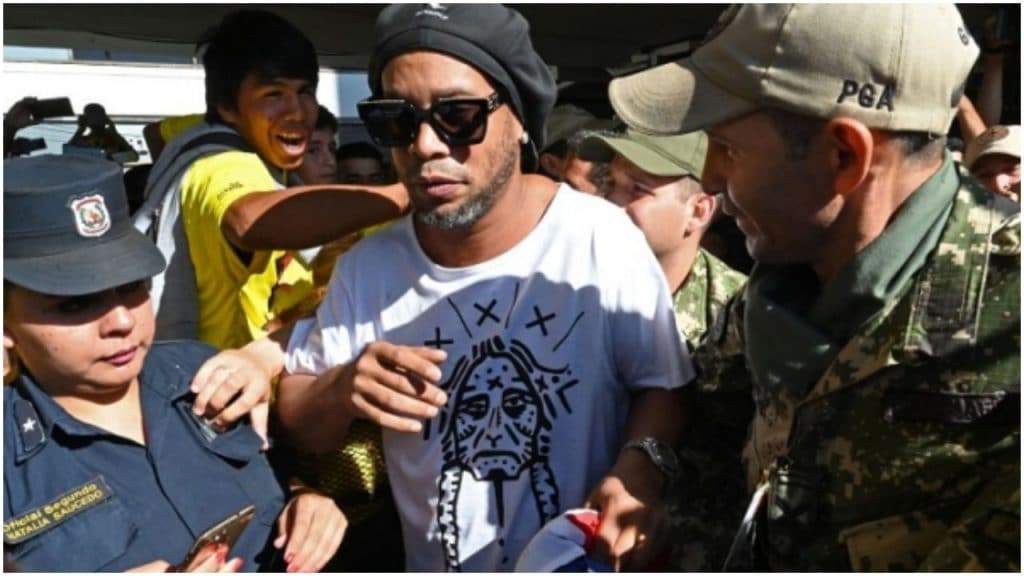 Football legend, Ronaldinho arrested in Paraguay