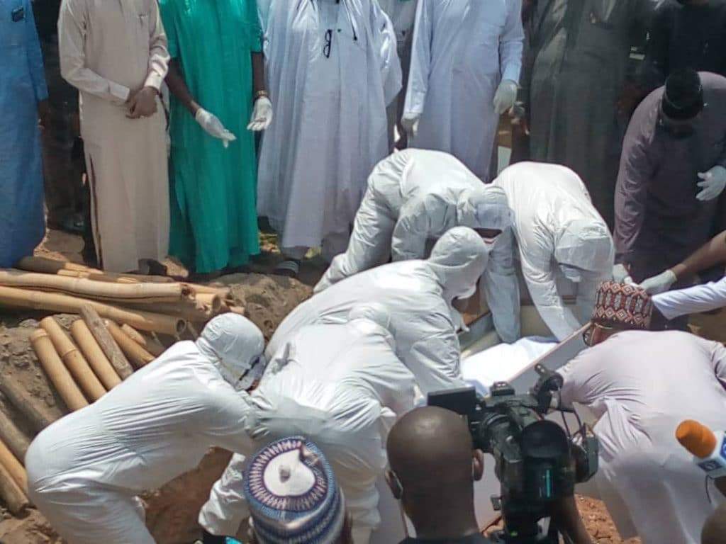 Abba Kyari buried in Abuja (Photos/Video)