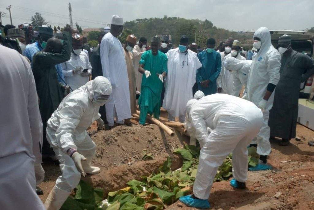 Abba Kyari buried in Abuja (Photos/Video)