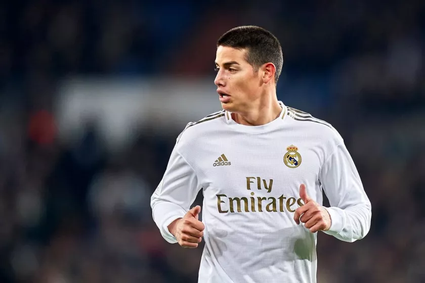James Rodriguez arrives in Liverpool to complete EPL move