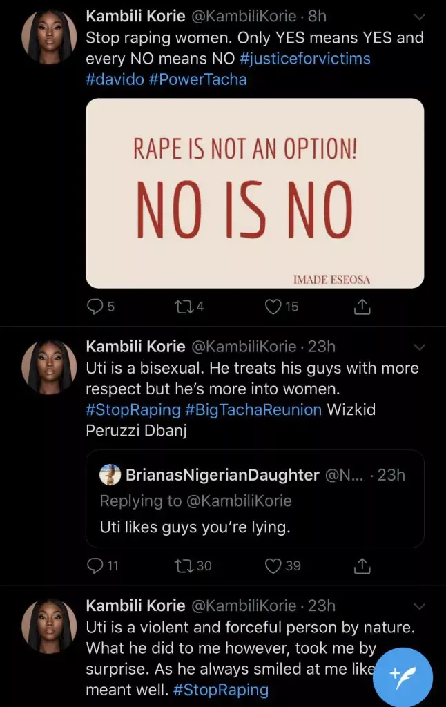 Uti Nwachukwu reacts to rape allegations, threatens to take legal actions against accuser