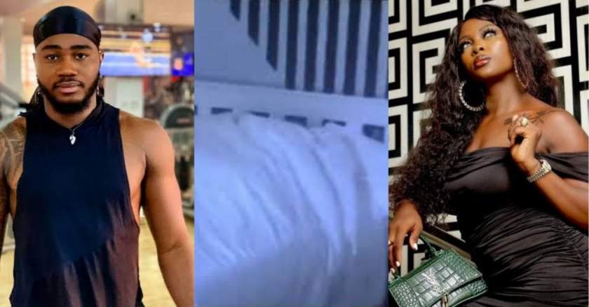 BBNaija 2020: Ka3na, Praise caught having sex (Video)