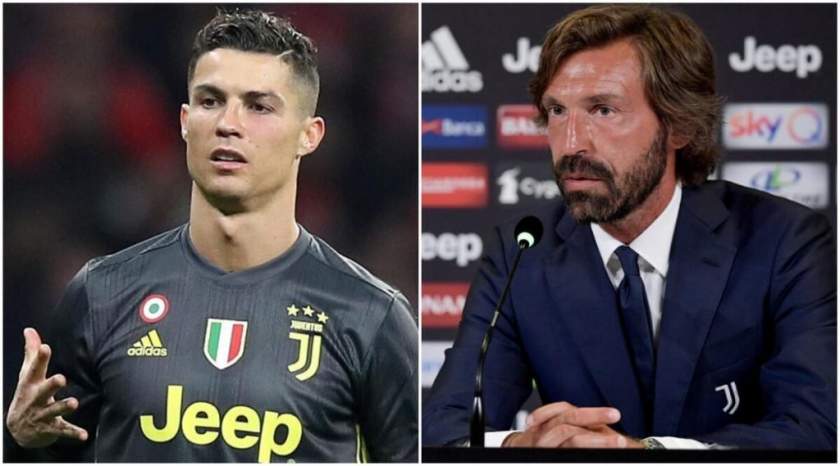 Juventus manager, Pirlo makes promise to Cristiano Ronaldo